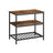 Kitchen Island - Steel - Industrial Gray - 3-Tier Design with Worktop