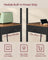 Kitchen Bakers Rack - Engineered Wood - Rustic Brown - 4-Tier with Power Outlet and Adjustable Shelf