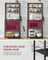 Kitchen Storage Rack - 6 Shelves and 6 Hooks - Steel - Charcoal Grey