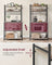 Kitchen Storage Rack - Steel - Greige and Ink Black - with Power Outlet and 14 Hooks