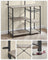 Baker's Rack - Metal - Greige and Black - Multi-functional Kitchen Storage with Wire Basket and S-Hooks