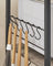Baker's Rack - Metal - Greige and Black - Multi-functional Kitchen Storage with Wire Basket and S-Hooks