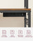 Kitchen Storage Rack - Steel - Rustic Brown - Features Power Outlet and Hooks