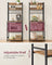 Kitchen Storage Rack - Steel - Rustic Brown - Features Power Outlet and Hooks