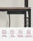 Kitchen Storage Rack - Steel - Rustic Brown - Features Power Outlet and Hooks