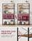 Kitchen Storage Rack - 6 Shelves and Hooks - Steel - Rustic Brown and Black
