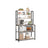 Baker’s Rack - Metal - Rustic Brown and Black - 6-Tier Kitchen Storage with Hooks