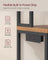 Bakers Rack - Wood - Rustic Brown - Coffee Bar Cabinet with Power Outlet and Hooks
