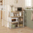 Kitchen Bakers Rack - Wood - Walnut Brown and White