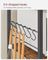 Baker's Rack - Wood - Rustic Brown - Kitchen Utility Storage with Wire Basket and S-Hooks