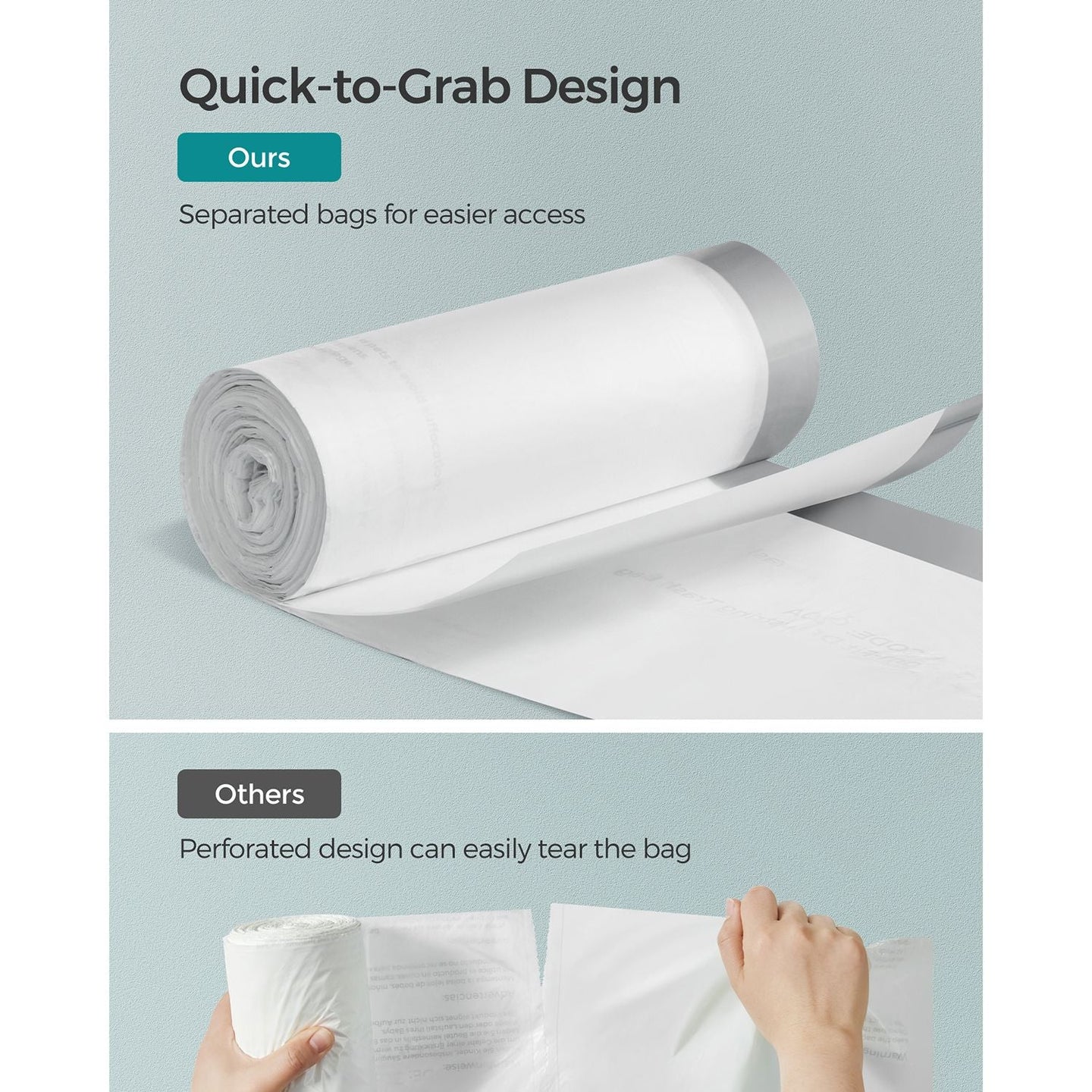 Bin Liners - Plastic - White - Drawstring