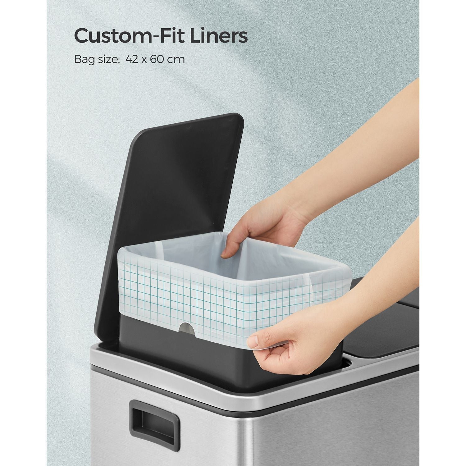 Bin Liners - Plastic - White - Drawstring