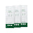 Drawstring Rubbish Bags - Plastic - White - 120 Pieces for 45-55L Bins