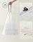 Drawstring Rubbish Bags - Plastic - White - Pre-Separated for 15-20L Kitchen Bins