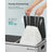 25L Drawstring Rubbish Bags - 40 Pieces - Plastic - White - Tailored Fit for 25L Bins