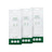 25L Drawstring Rubbish Bags - 40 Pieces - Plastic - White - Tailored Fit for 25L Bins