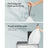 Heavy-Duty Drawstring Bin Bags - Plastic - White - Watertight
