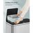 Heavy-Duty Drawstring Bin Bags - Plastic - White - Watertight