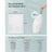 50L Drawstring Rubbish Bags - 40 Pieces per Roll - White