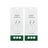 Bin Liners - Plastic - White - 50L Capacity