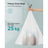 Bin Liners - Plastic - White - 50L Capacity
