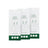 50L Drawstring Rubbish Bags - 80 Pieces - Plastic - White - Strong and Resilient Design