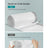 50L Drawstring Rubbish Bags - 80 Pieces - Plastic - White - Strong and Resilient Design