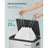 50L Drawstring Rubbish Bags - 80 Pieces - Plastic - White - Strong and Resilient Design