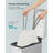 Kitchen Bin Liners - 45-55L, 40 Pieces - Plastic - White - Drawstring