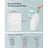 Kitchen Bin Liners - 45-55L, 40 Pieces - Plastic - White - Drawstring
