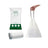 30L Drawstring Bin Liners - Robust Plastic - White - Custom-Fit