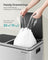 Heavy-Duty Drawstring Bin Bags - Plastic - White - Watertight