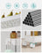 3-Tier Slide-Out Storage Trolley - Metal - White - Slim Rolling Cart with Hollow-Out Design