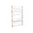 Wall-Mounted Bookshelf - Wood - White - Space-Saving Storage Solution for Kids' Room and Playroom