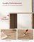 10-Cube Bookcase - Wood - Camel Brown - Open Compartments for Versatile Storage and Display