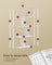 5-Tier Standing Bookshelf - Steel - Maple White - Stable Structure
