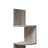 Floating Wall Shelf - 5-Tier Zigzag Design - Greige - Wooden