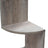 Floating Wall Shelf - 5-Tier Zigzag Design - Greige - Wooden