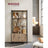 Large Bookcase - Steel - Rustic Brown and Black