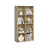 Storage Bookshelf - Wood - Oak - 8 Cube Freestanding Unit for Home or Office