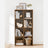 8-Cube Bookcase - Wood - Oak - Freestanding Storage Unit