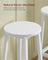 Set of 2 Kitchen Stools - Metal Frame - Cloud White - Easy to Assemble