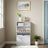 Shoe Storage Cabinet - Melamine Veneer - Rustic Brown - Adjustable Divider for 8-12 Pairs of Shoes