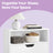 Shoe Storage Cabinet - Melamine Veneer - Rustic Brown - Adjustable Divider for 8-12 Pairs of Shoes
