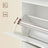Shoe Cabinet - Melamine Veneer - Rustic Brown - Two Flaps with Open Shelf