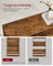 Shoe Cabinet - Melamine Veneer - Rustic Brown - 3-Tier with Open Shelf and Flaps