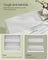 3-Tier Shoe Cabinet - Melamine Veneer - Cloud White - Easy to Clean with Open Shelf