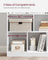 Bookcase - 11 Storage Bins - Wood - Multicolor