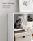 Bookcase - 11 Storage Bins - Wood - Multicolor
