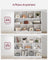 Bookcase - 11 Storage Bins - Wood - Multicolor